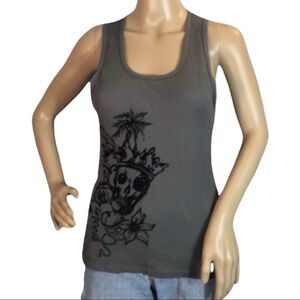Disneyland Resort Skull Tank Top Jrs L